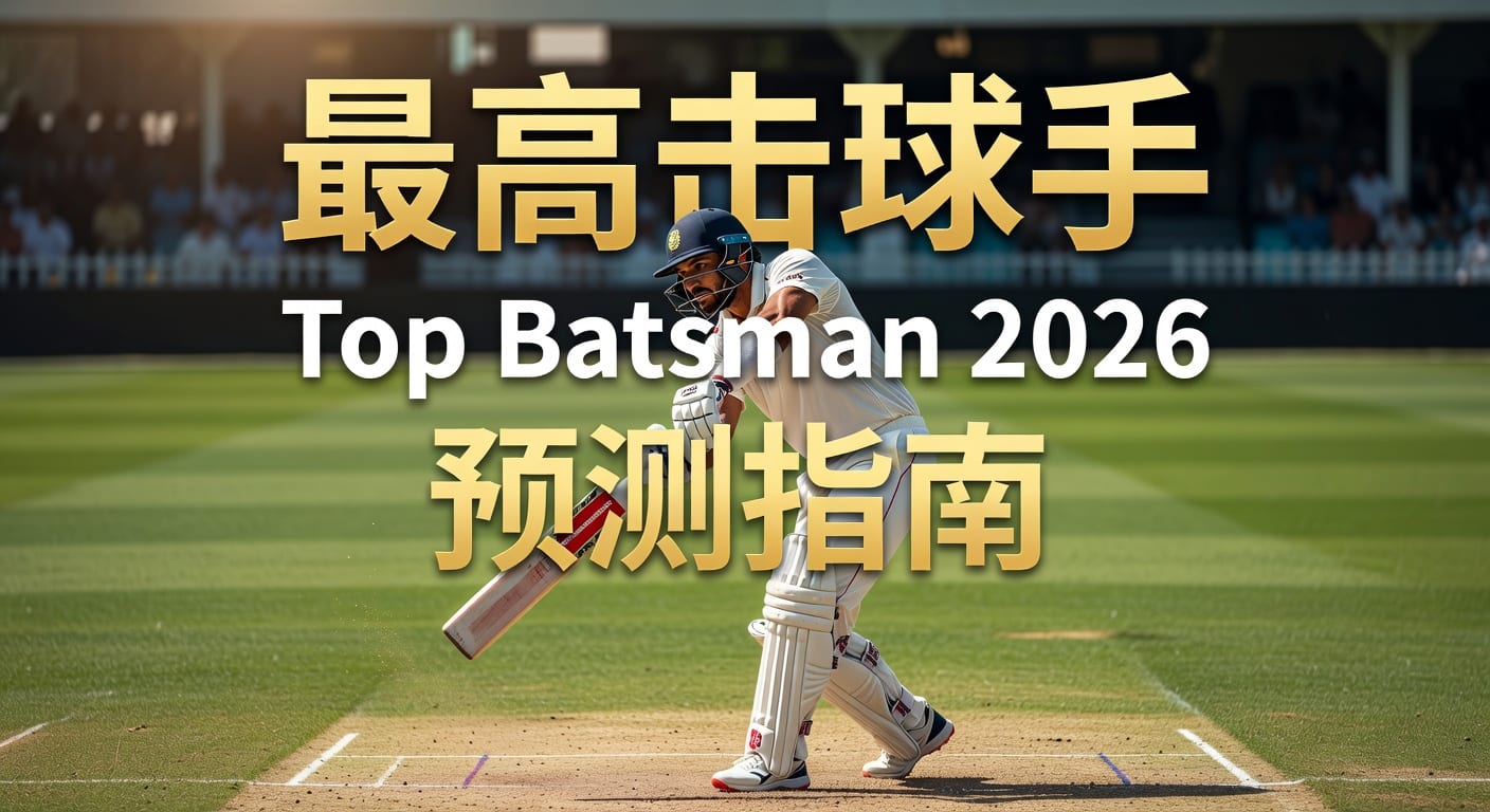 2026年世界杯投注：洞悉最高击球手 Top Batsman 的制胜之道