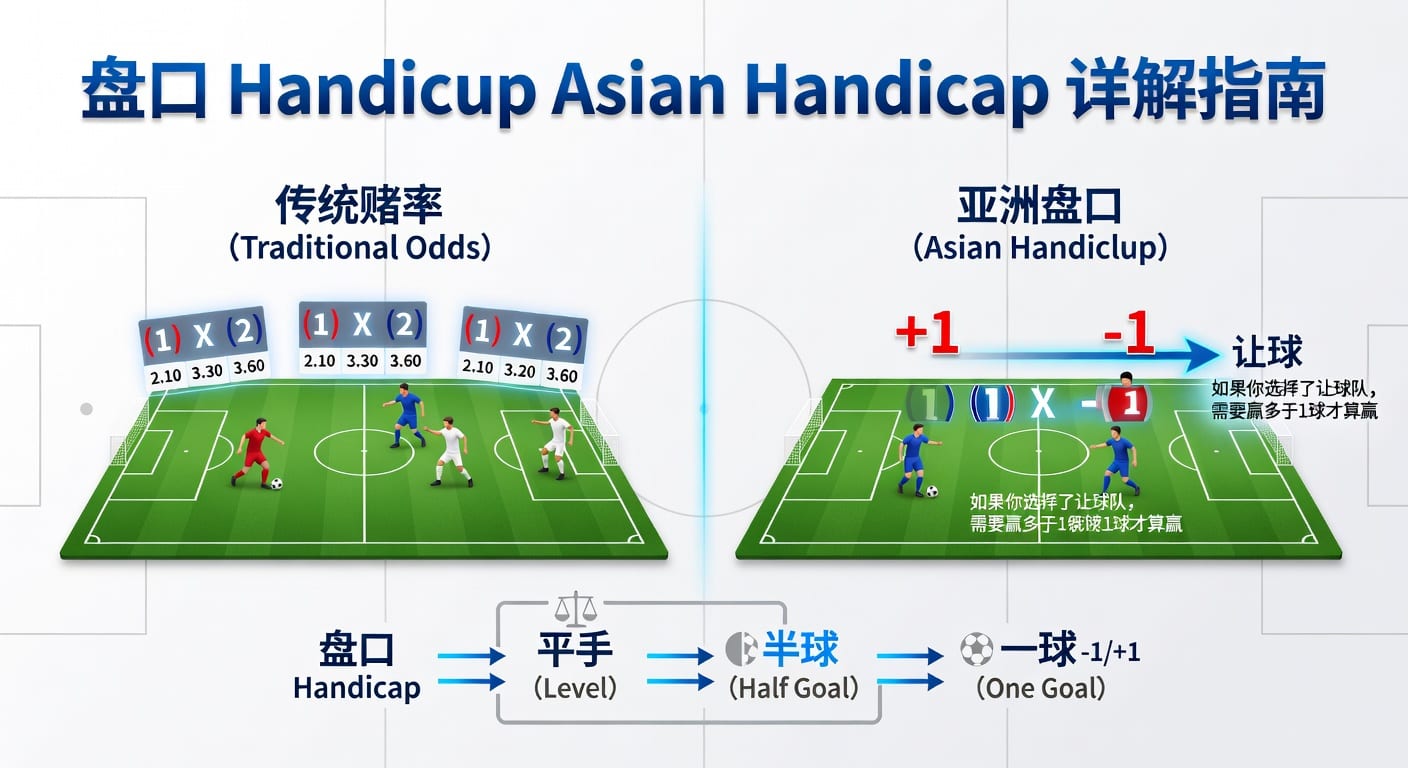亚洲盘Asian Handicap：深度解析盘口玩法与投注策略（2026年世界杯投注）