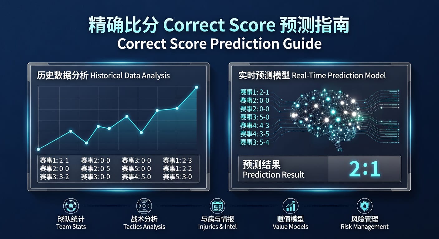 精确比分 correct score：分析与投注技巧