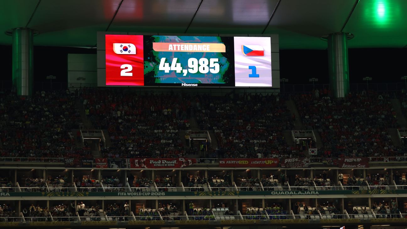 韩捷世界杯出席数据引争议 FIFA为44985人数辩护
